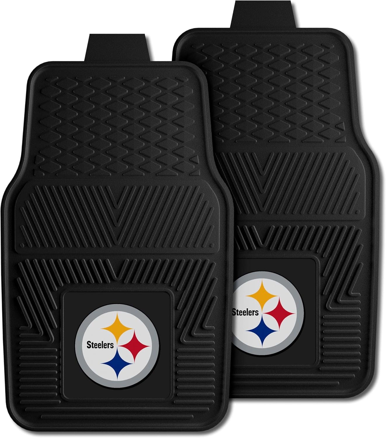 FANMATS 8752 Pittsburgh Steelers Heavy Duty Vinyl Car Mats