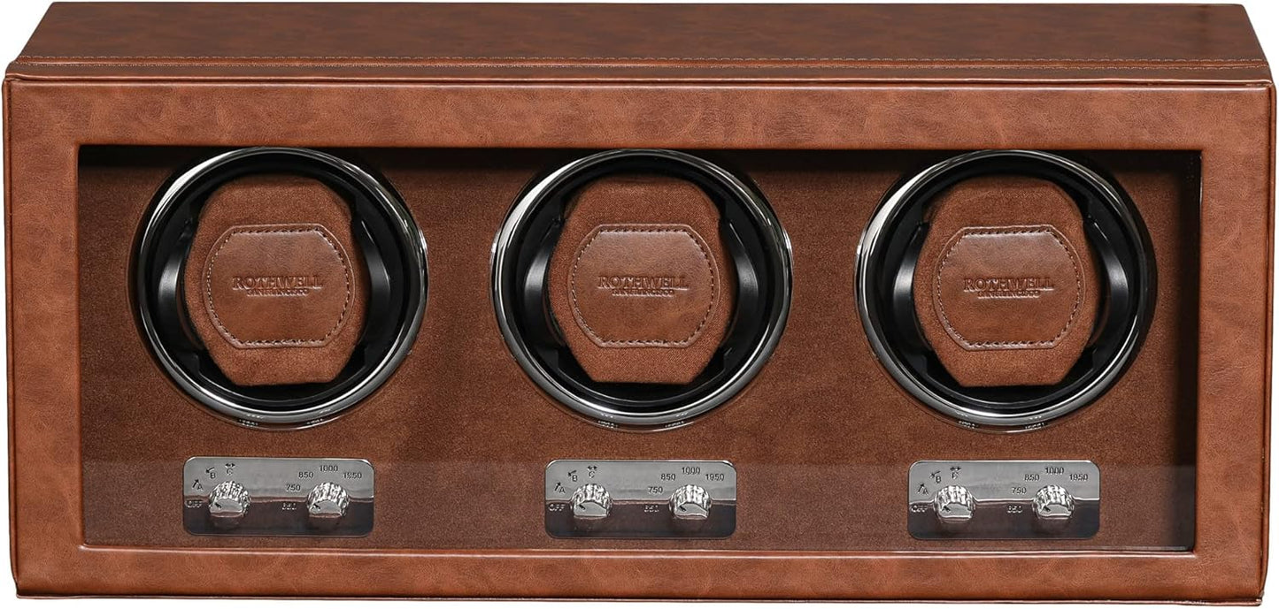 ROTHWELL Triple Watch Winder - Silent Smooth Rotation