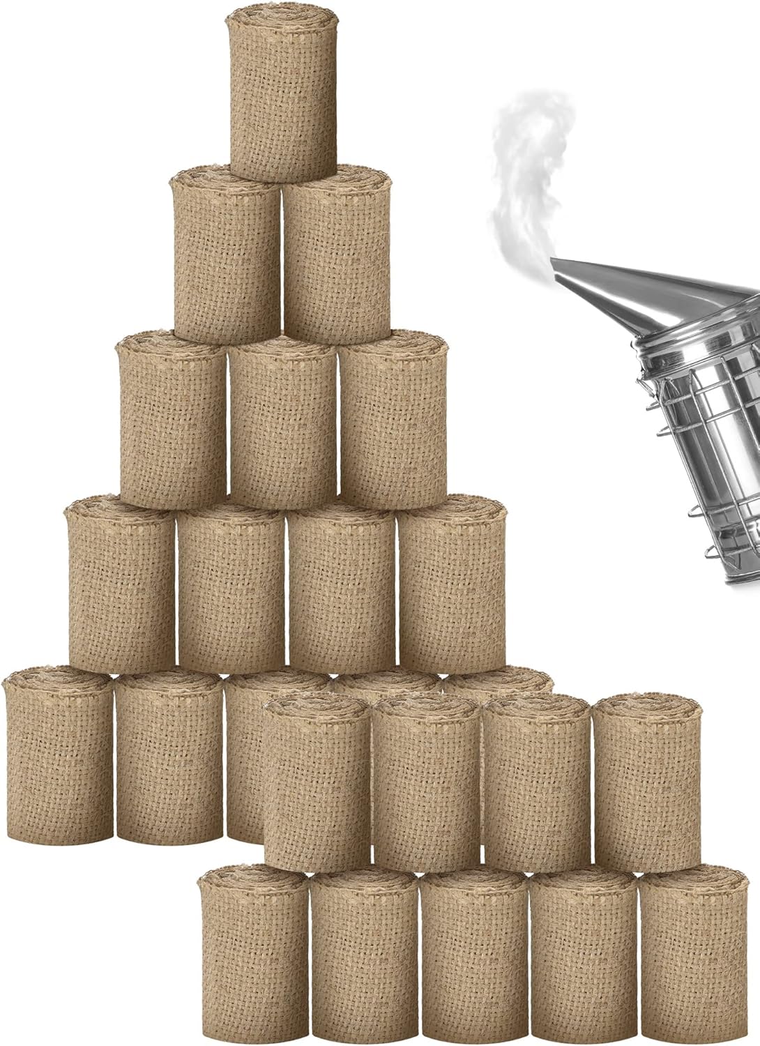 6 Pound Bee Smoker Fuel Rolls for Safe Beekeeping Practices