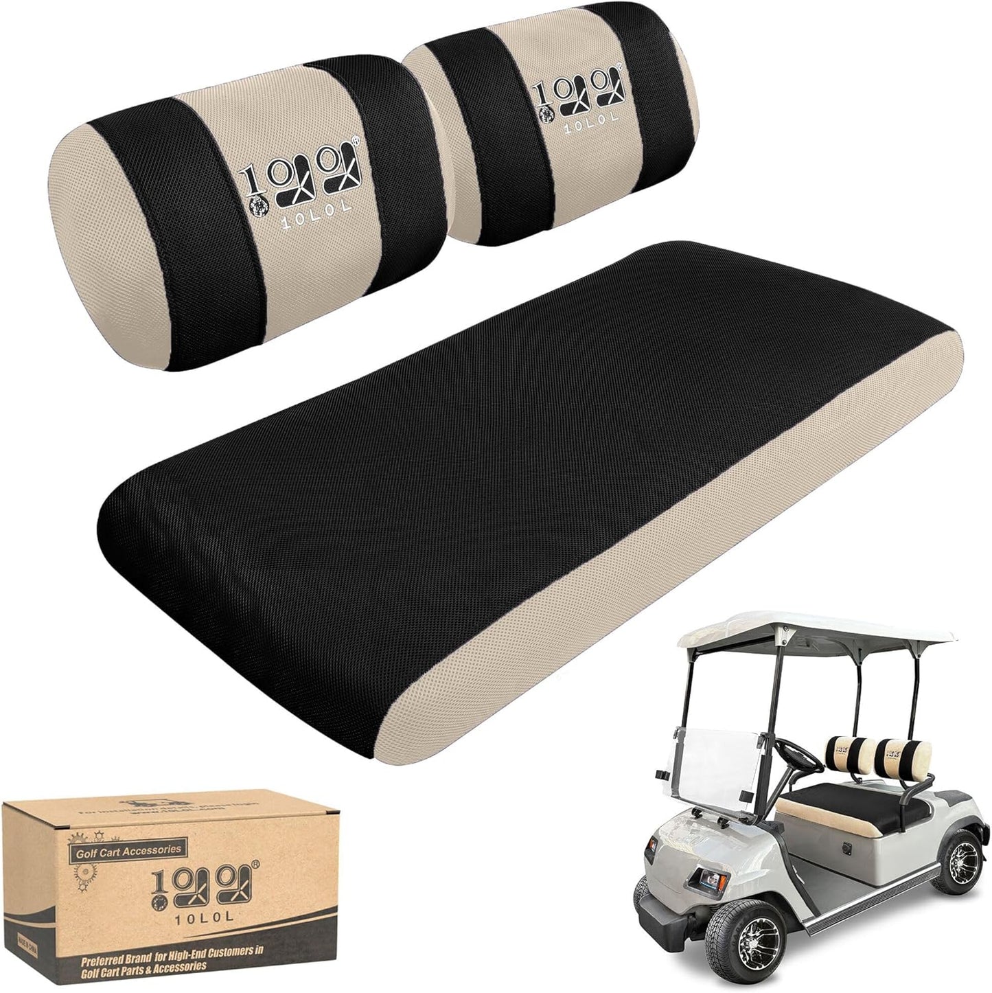 10L0L Golf Cart Front Seat Covers for Yamaha & Club Car Models