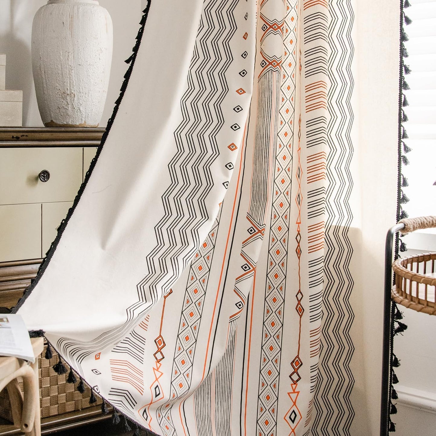 ColorBird Boho Curtains for Bedroom and Living Room Decor