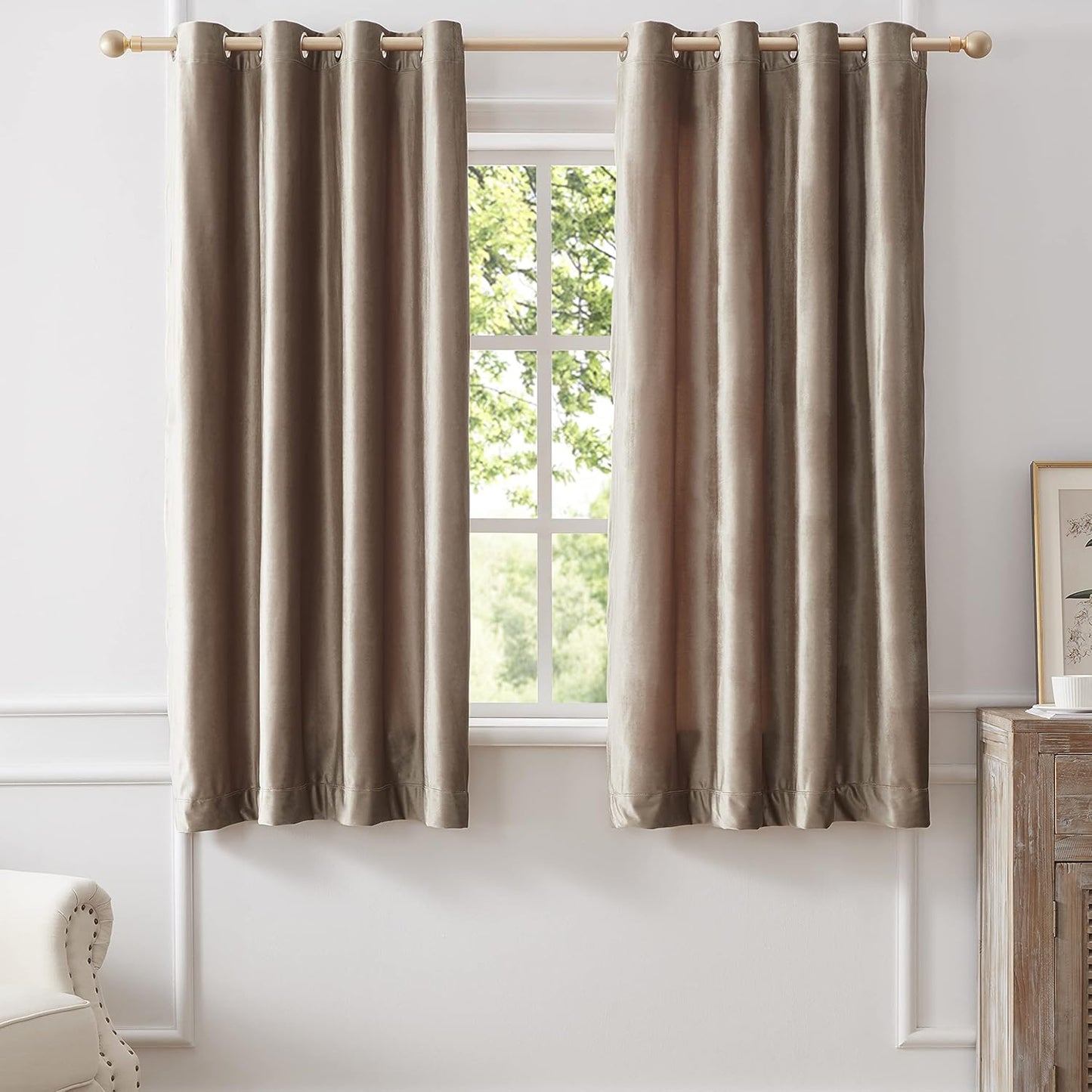 Luxurious Velvet Curtains for Living Room and Bedroom Decor