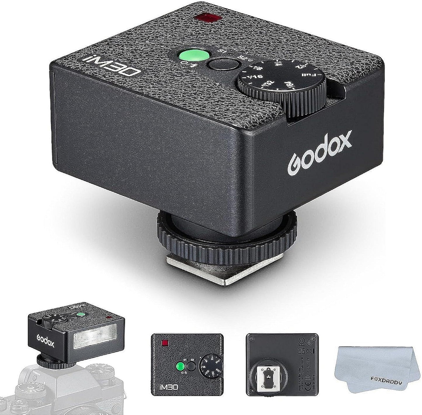 Godox IM30 Mini Flash for Canon Nikon Fuji Sony - Compact Speedlite