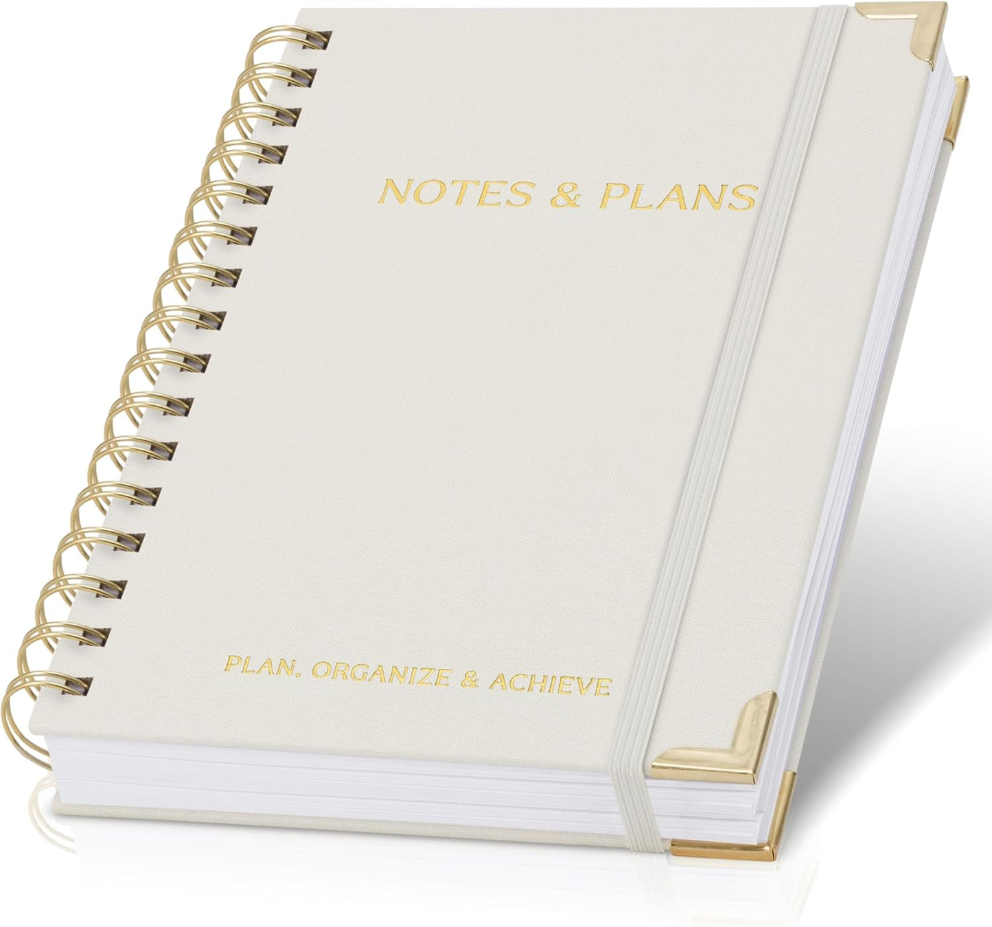 Spiral Daily Planner - Stylish Hourly Schedule & To-Do List