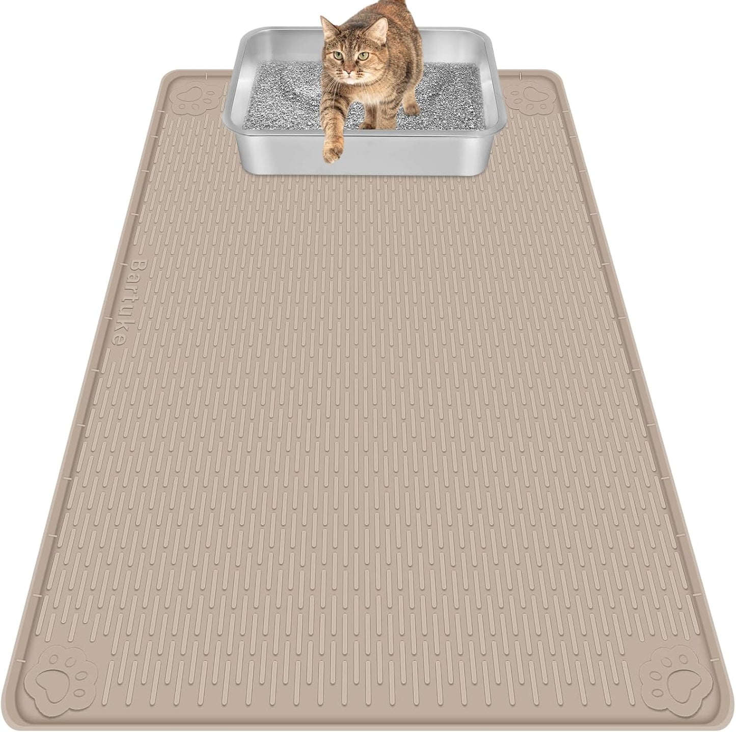 Extra Large Cat Litter Mat for Scatter Control and Comfort
