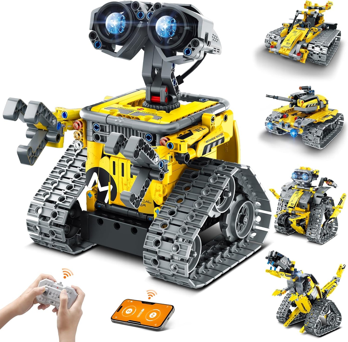 Remote-Control Dino Building Kit - STEM Coding Fun!