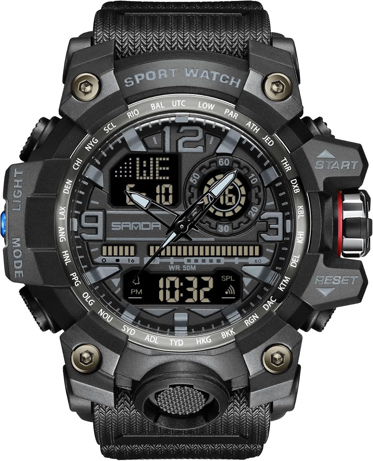 Rugged Waterproof Men's Military Watch - KXAITO 3133