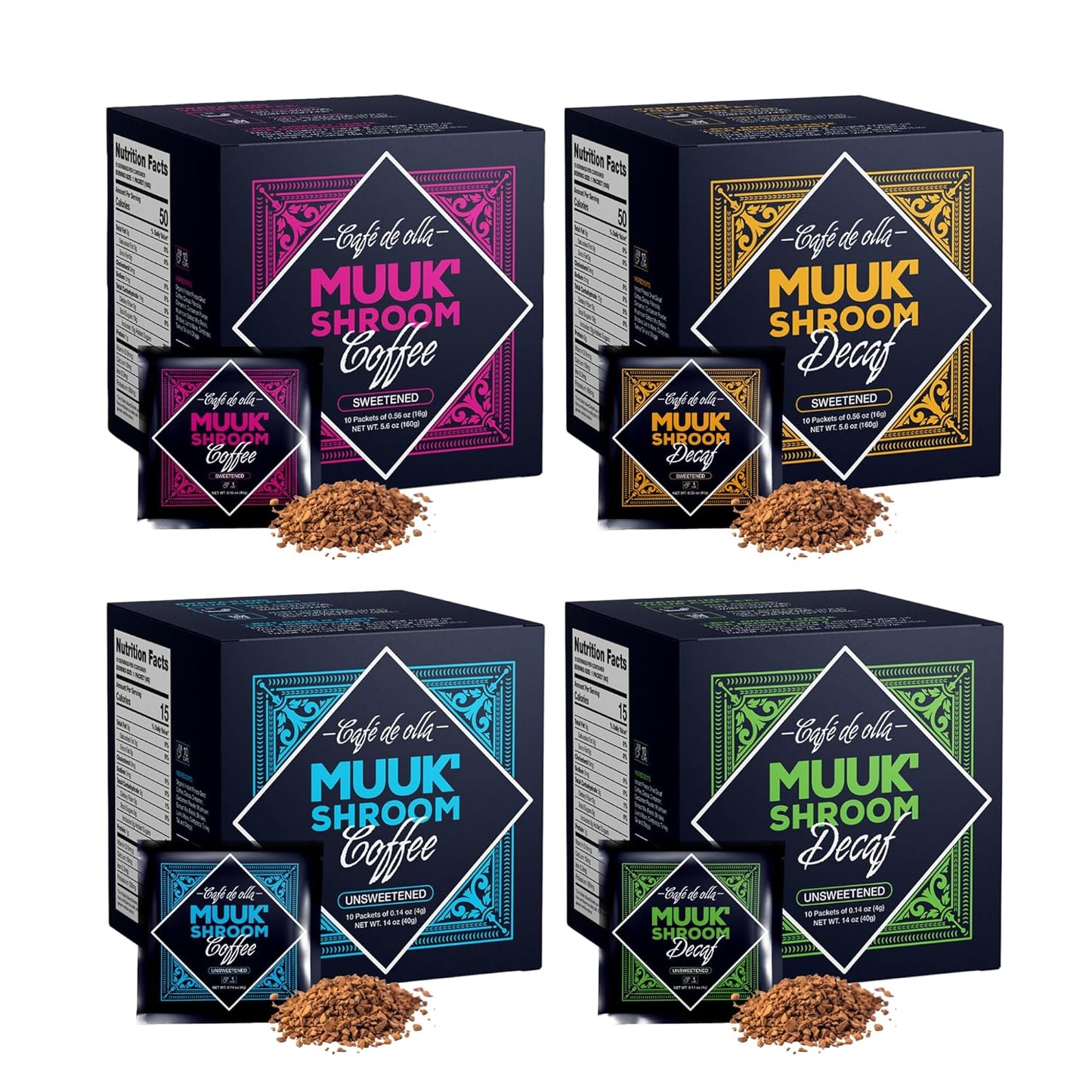 MUUK' Shroom Coffee | Focus, Energy, Immunity Boost | Gift Box