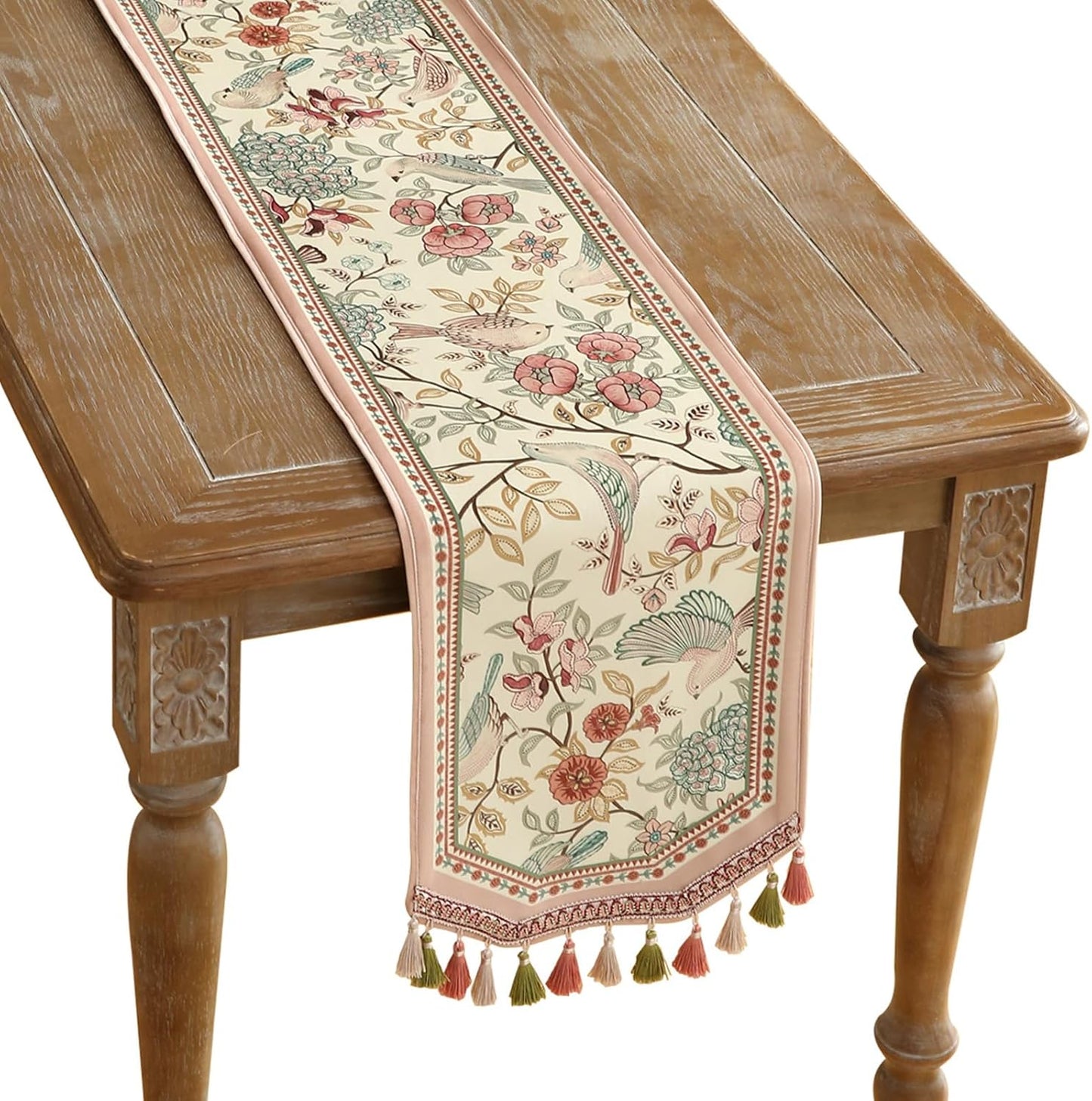 Velvet French Table Runner for Home Kitchen Dining Decor