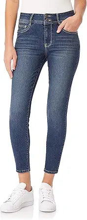 WallFlower Women's Flirty Curvy Skinny High Rise Jeans for All