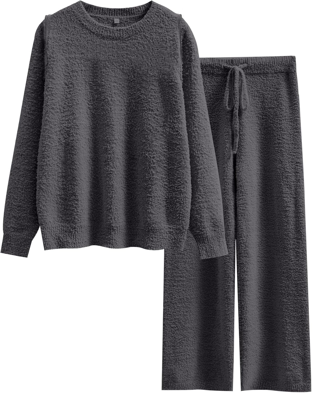 ANRABESS Women's Fuzzy Fleece Pajama Sets for Cozy Comfort