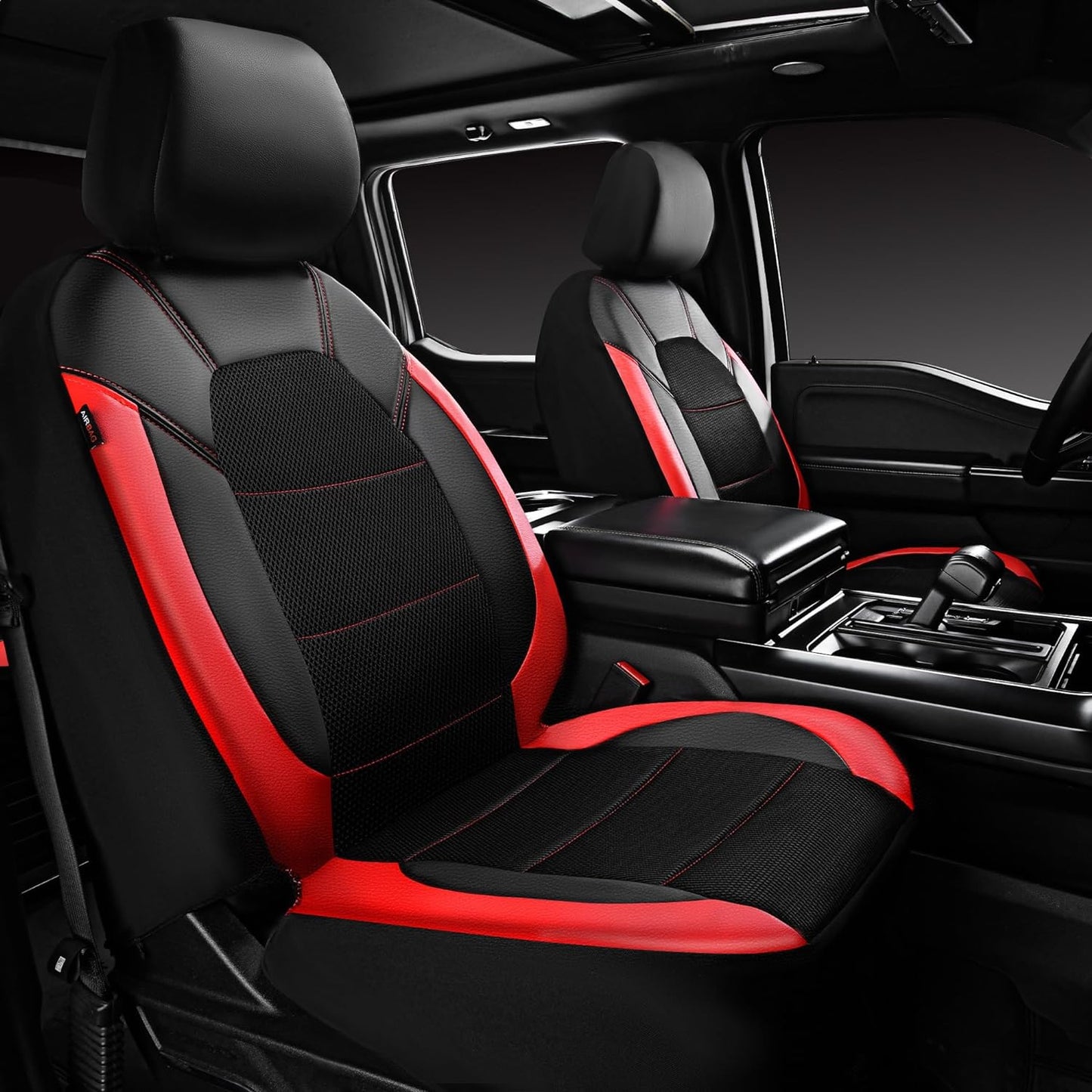 Breathable Leather Car Seat Covers - Cool & Universal Fit