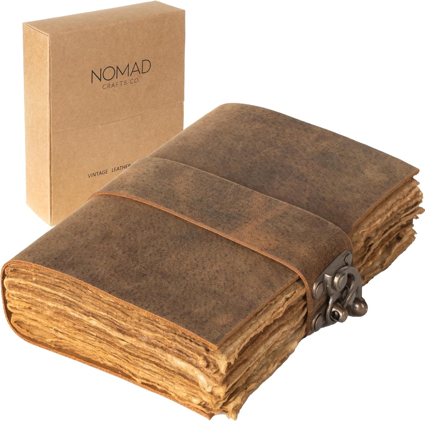 Vintage Leather Grimoire & Sketchbook