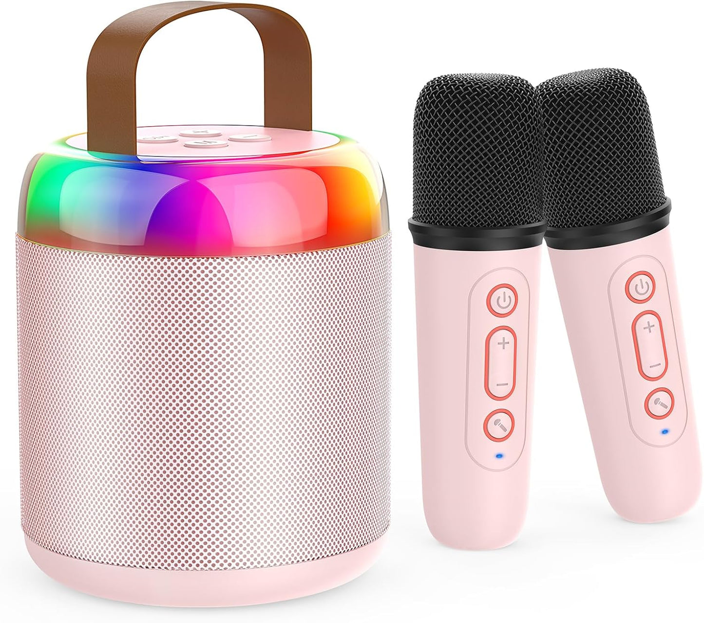 Portable Karaoke Machine for Kids with 2 Wireless Microphones - Iyoyo