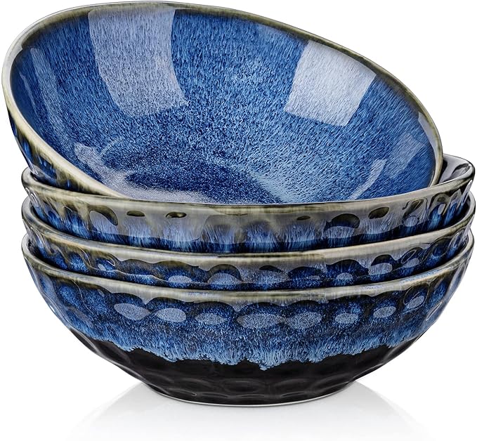 Vancasso Starry 24oz Cereal Bowls Set of 4 for Kitchen Use