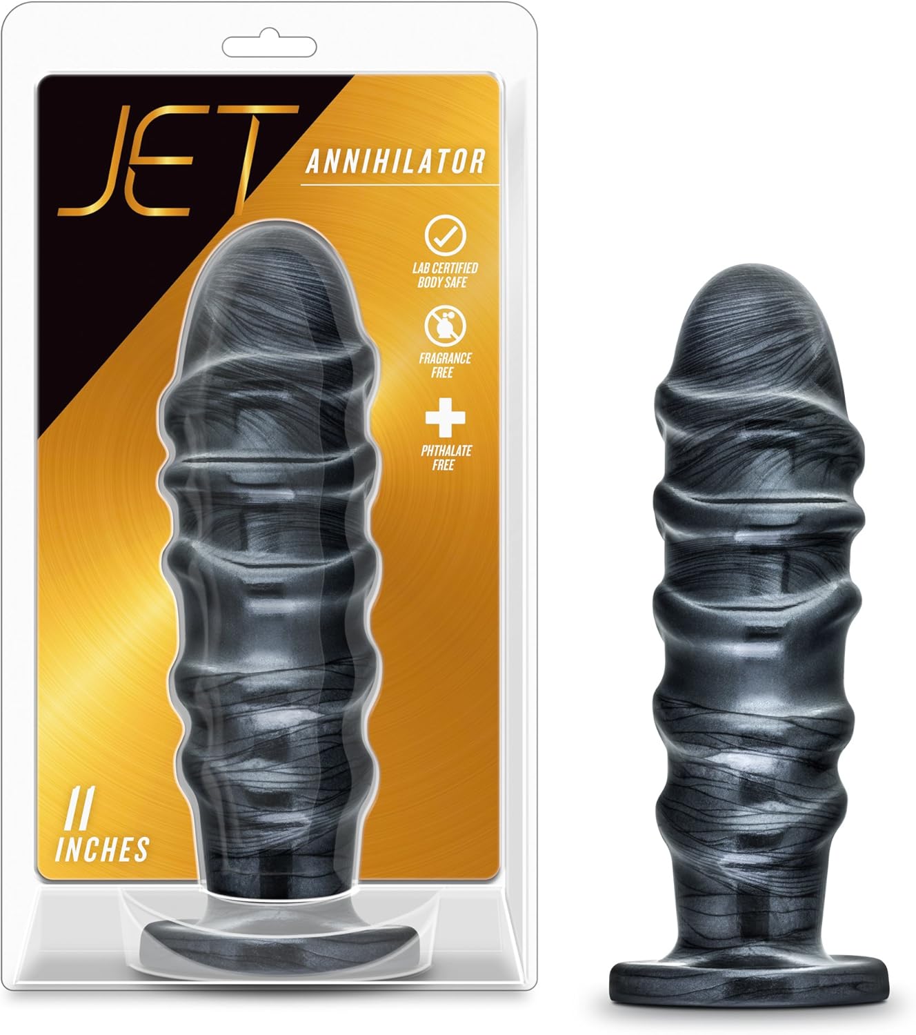 Blush Jet Annihilator - 11in Long Huge Butt Plug for Couples