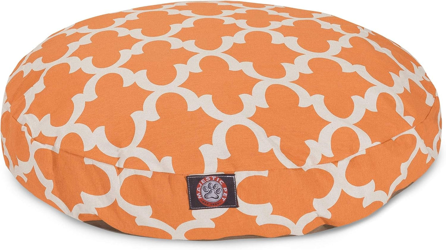 Peach Trellis Small Round Indoor Outdoor Pet Dog Bed Review