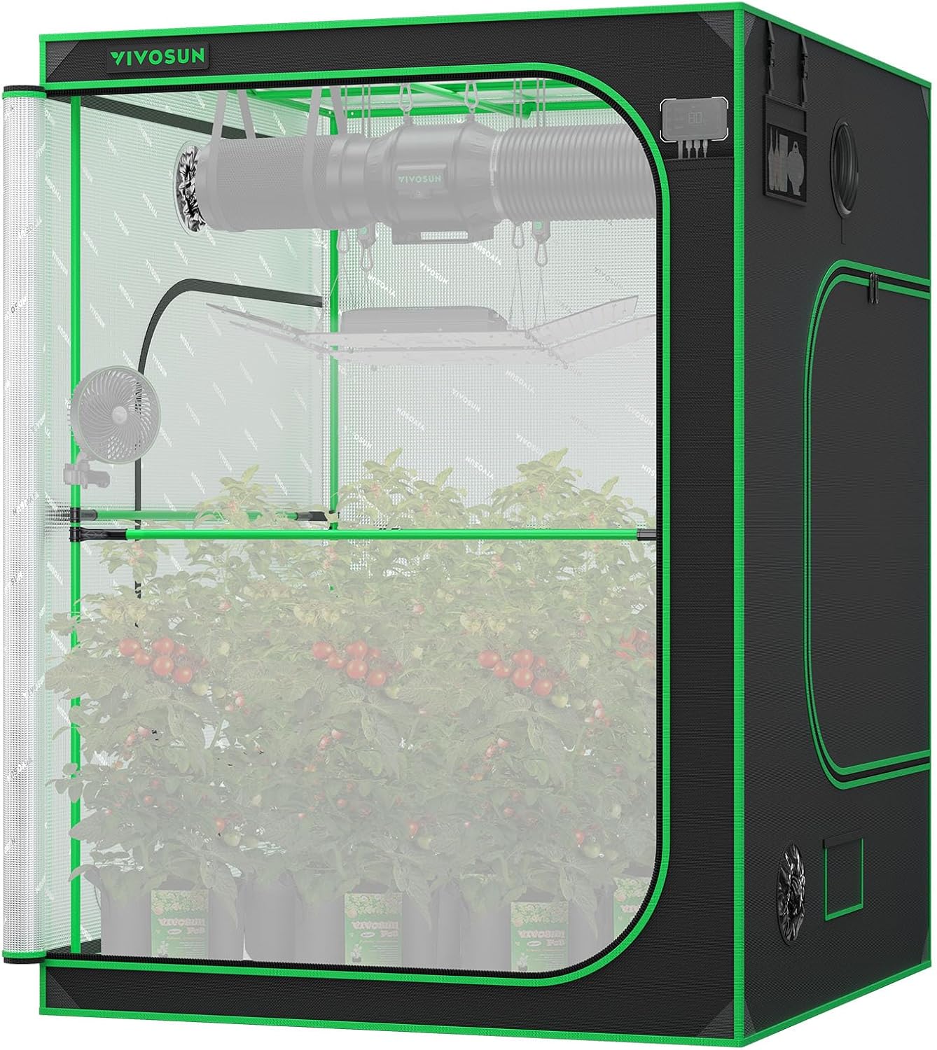 VIVOSUN P558 60in Grow Tent with High Reflective Mylar Fabric