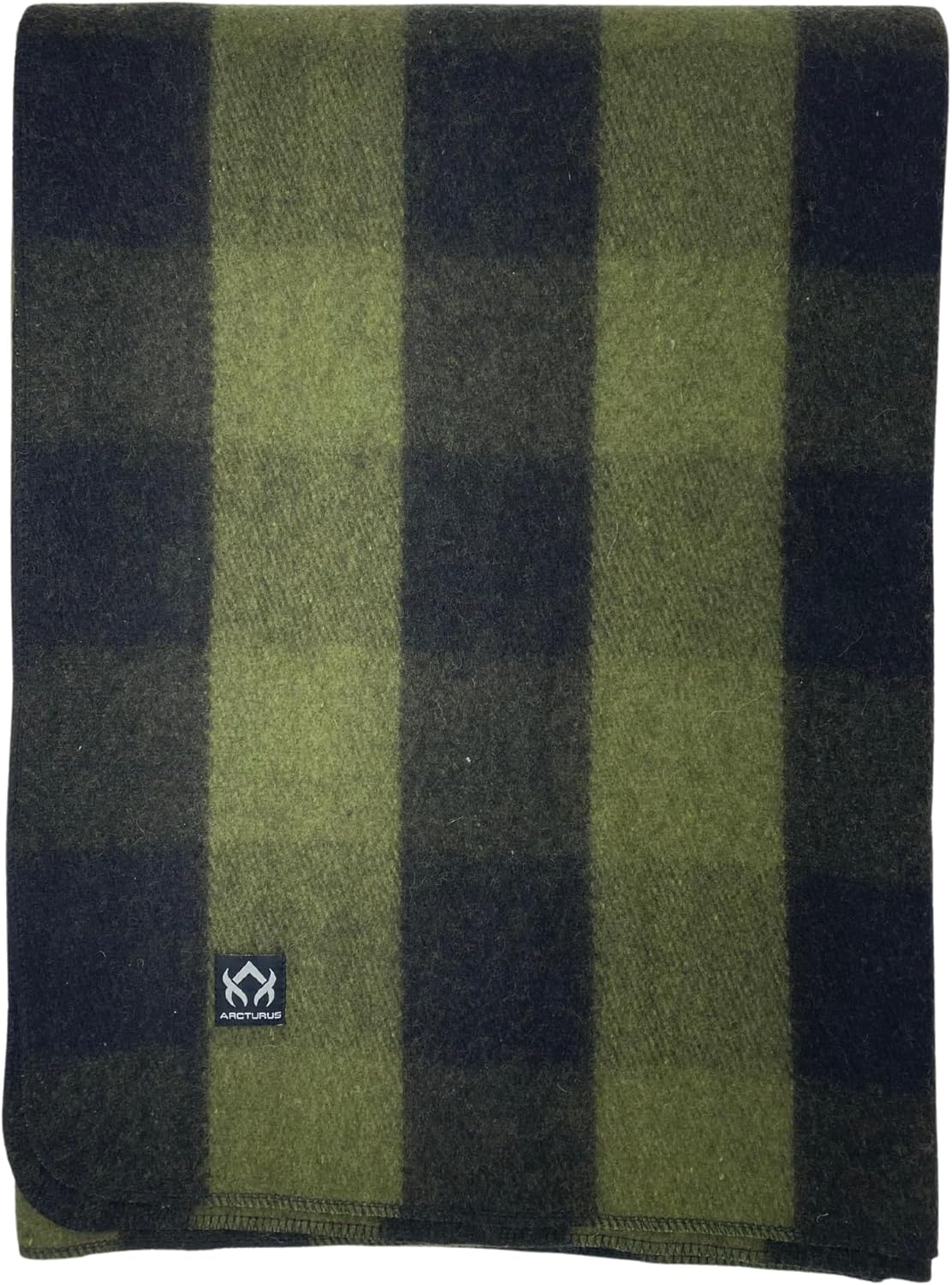 Arcturus Military Wool Blanket - Warm, Thick, Washable for Outdoors