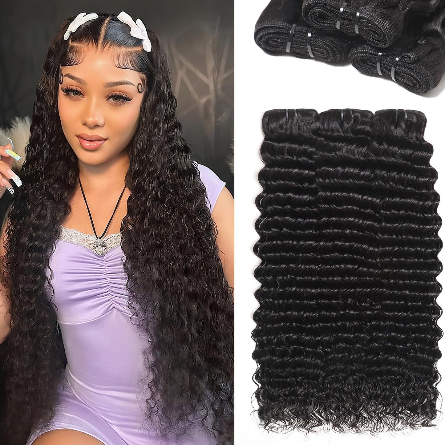 12A Brazilian Deep Wave Bundles for Stunning Hair Transformations