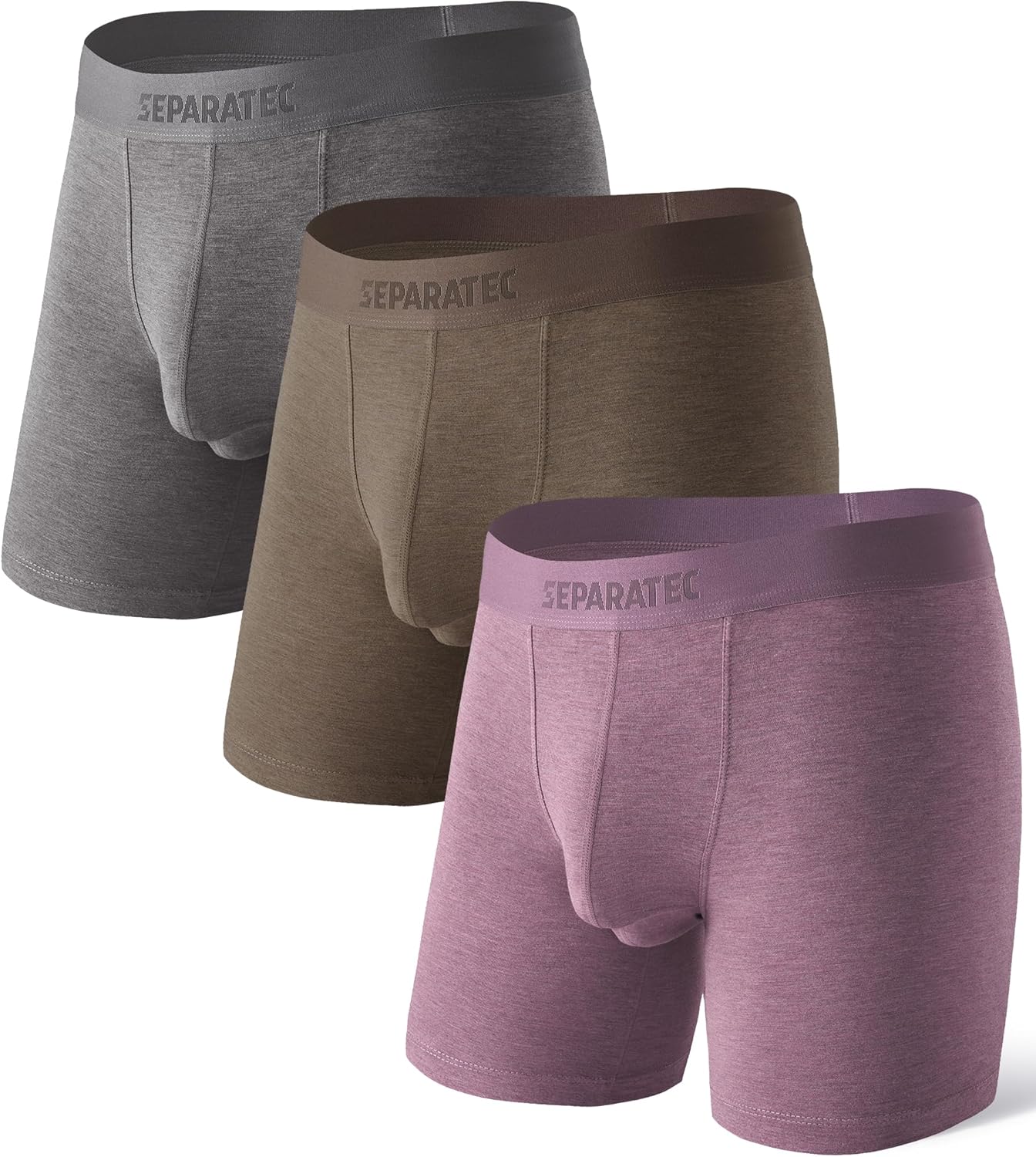 Separatec Christmas Underwear for Men with Dual Pouch Comfort