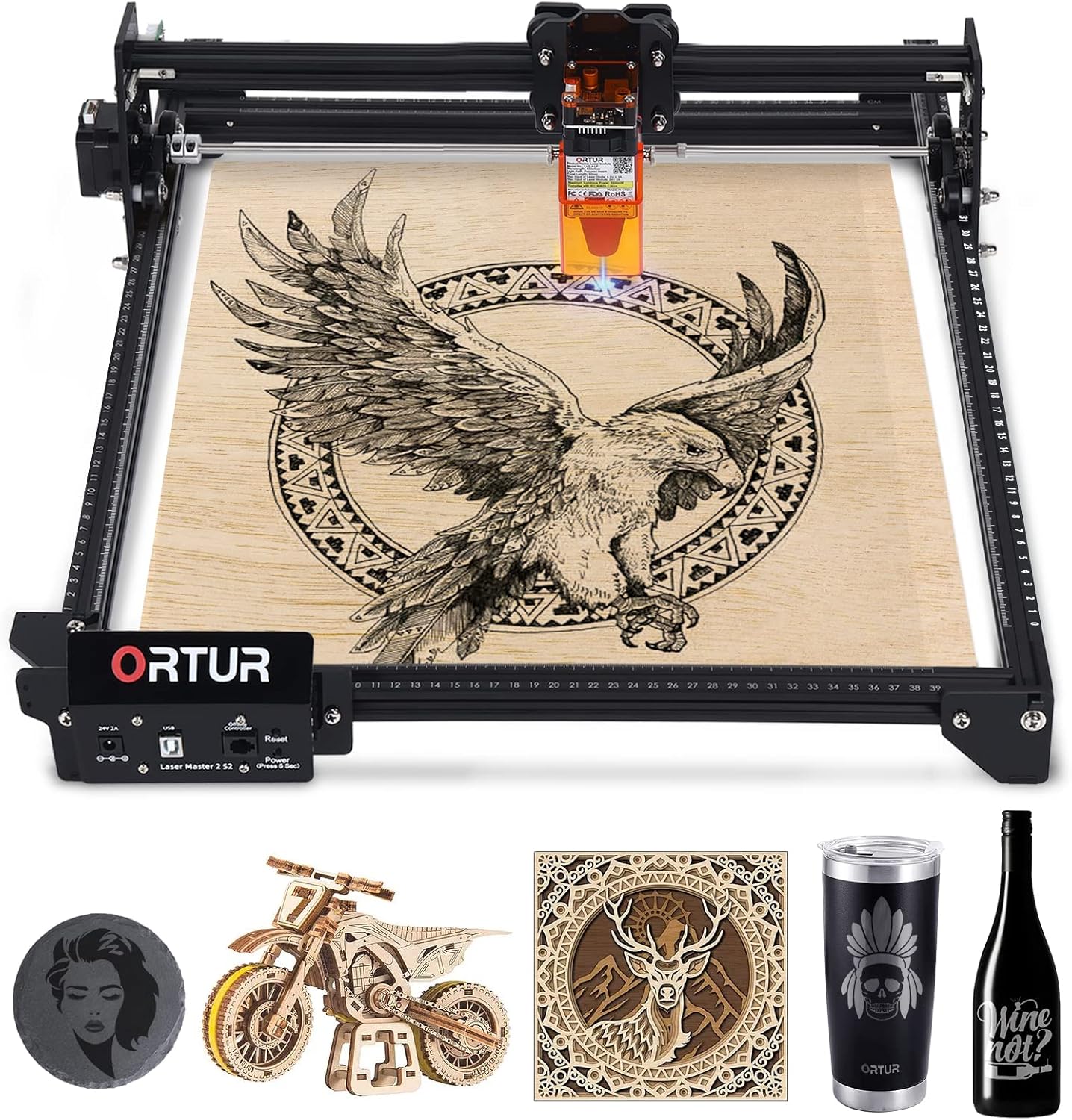 ORTUR Laser Engraver Master 2 S2 LF for Precision Cutting