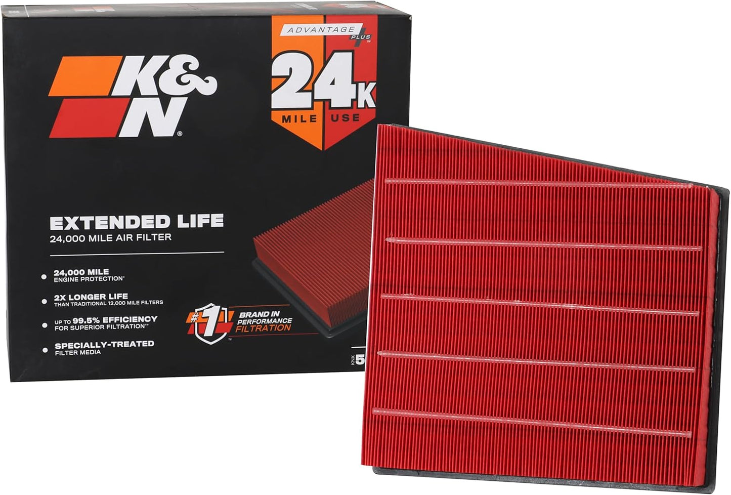 K&N Engine Air Filter for 2017-2019 Chevy/GMC Trucks