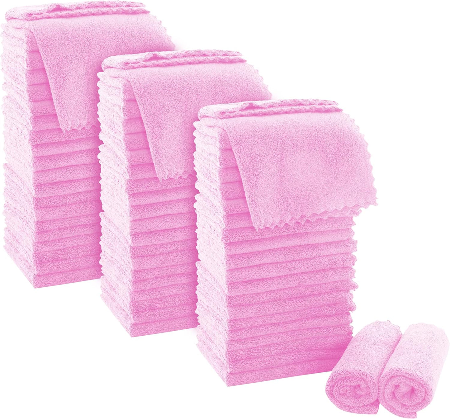 MOONQUEEN Ultra Soft Premium Washcloths Set - 72 Pack for Luxury