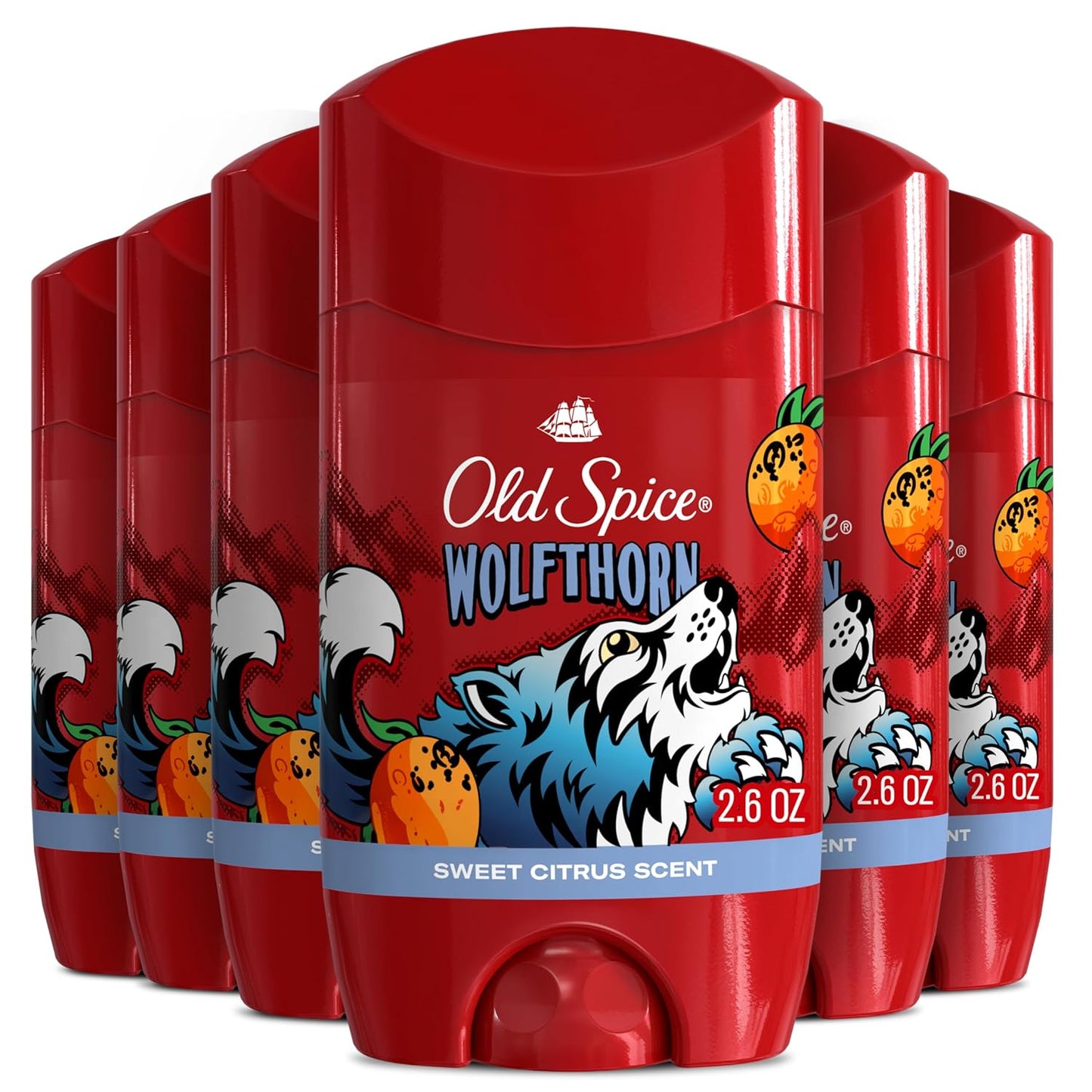 Old Spice Wolfthorn Aluminum Free Deodorant for Men, 24/7 Freshness