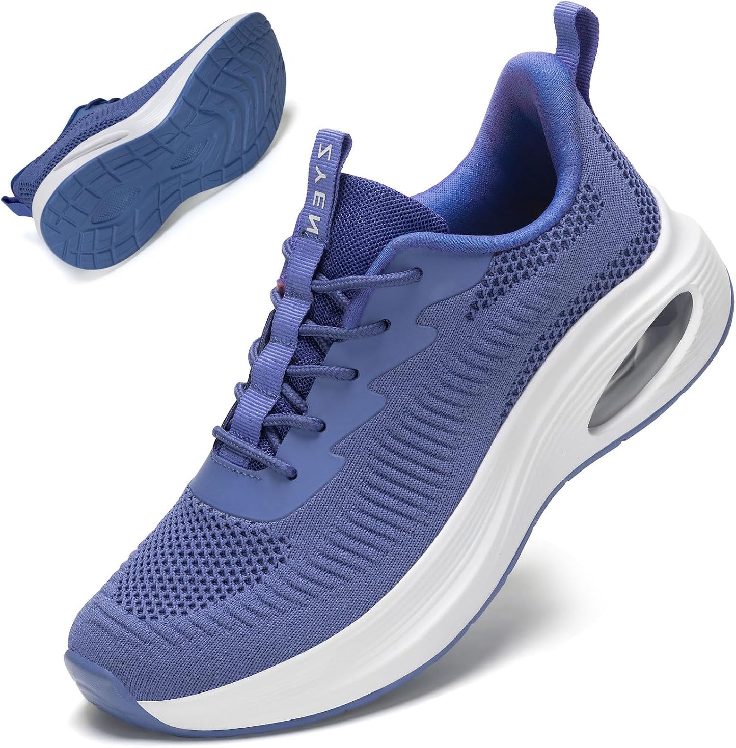 ZYEN Wide Toe Box Shoes for Women with Air Cushion Support