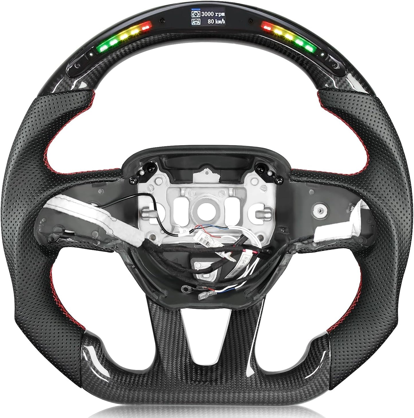 Heated Carbon Fiber Steering Wheel for Dodge Charger and More