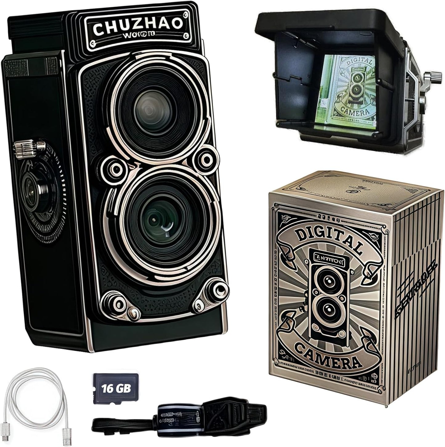 12MP Mini Camera for Crisp Photos & FHD Videos