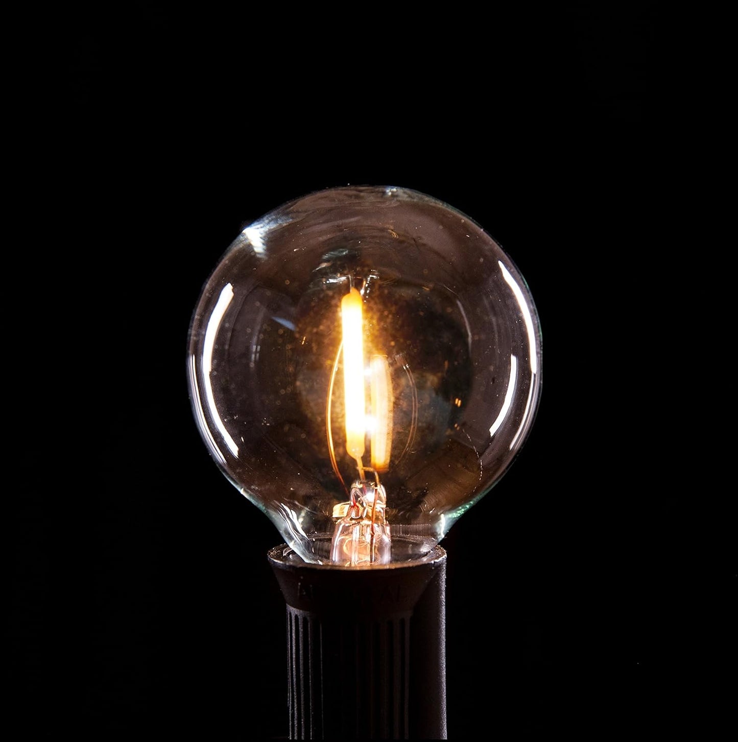G40 LED Filament Clear Bulbs - Box of 25 Replacement Bulbs
