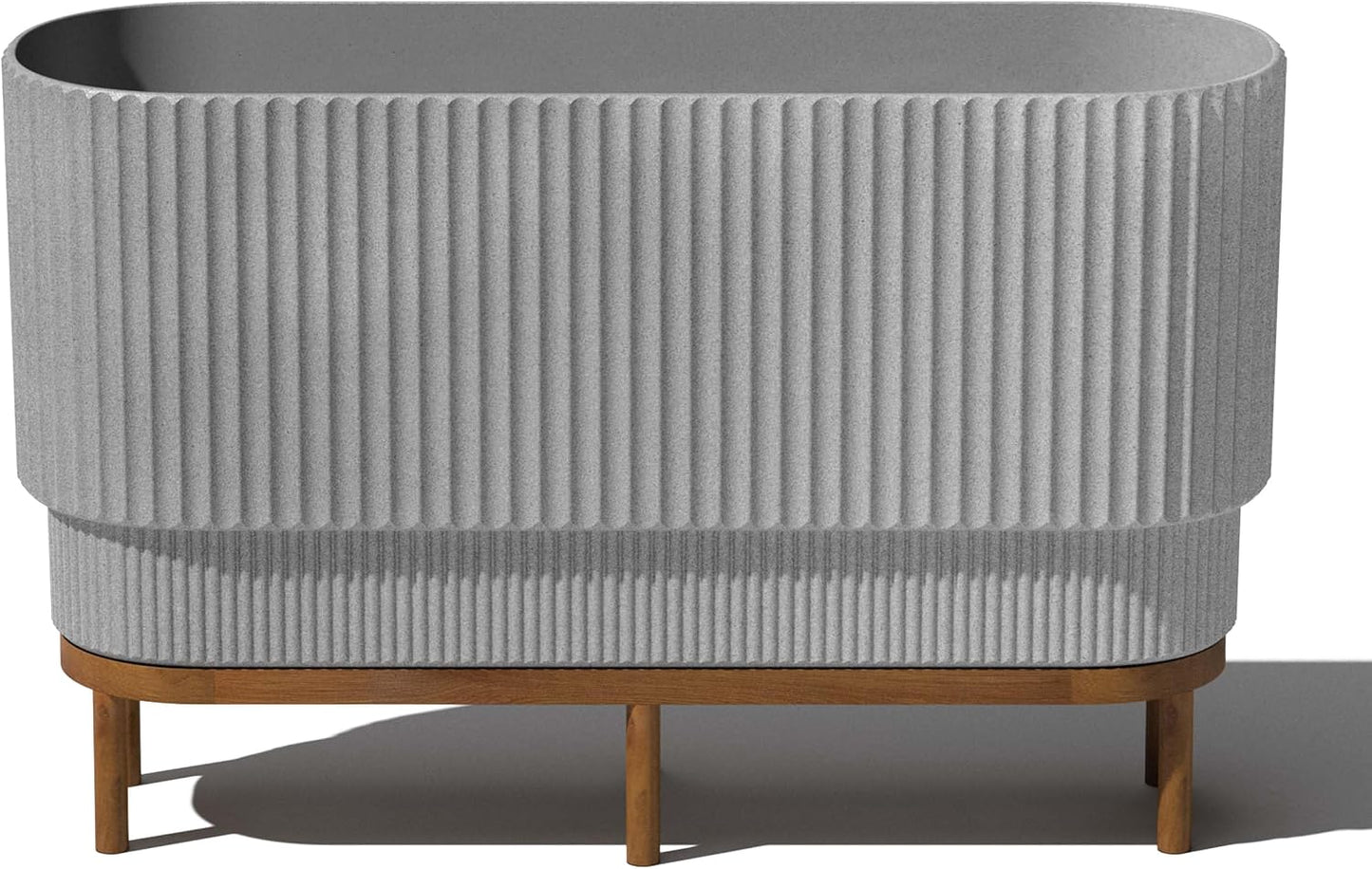 Veradek Demi Series Raised Long Planter for Modern Decor