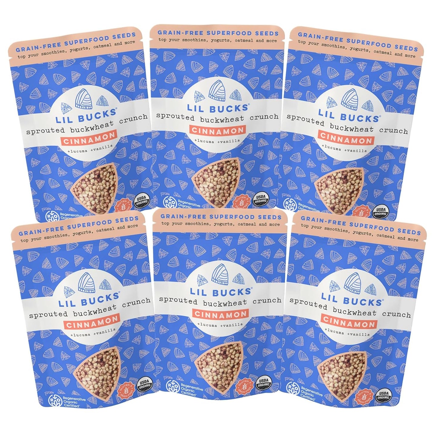 Lil Bucks Sprouted Buckwheat Seeds: Gluten-Free Paleo Cereal