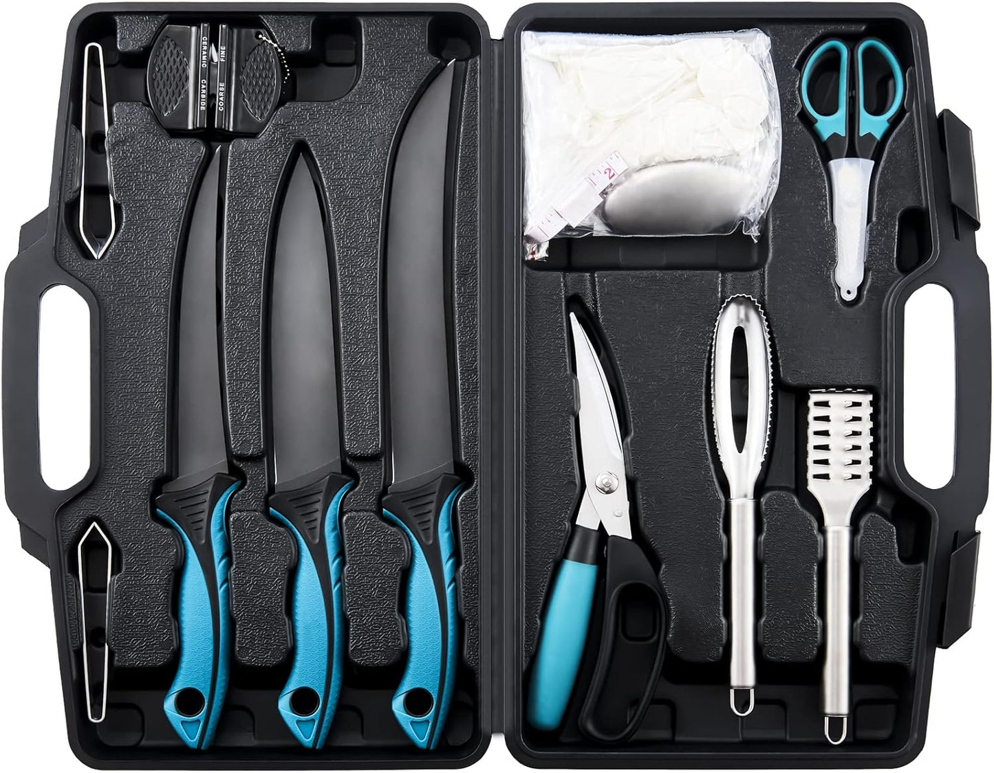 KNINE OUTDOORS Fish Fillet Knife Set - Precision Filleting, Non-Slip Handles