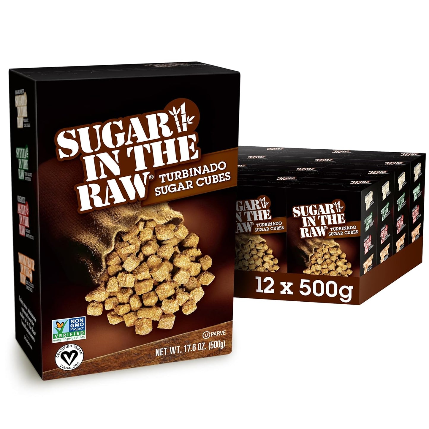 Sugar In The Raw Granulated Turbinado Cane Sugar Cubes for Drinks