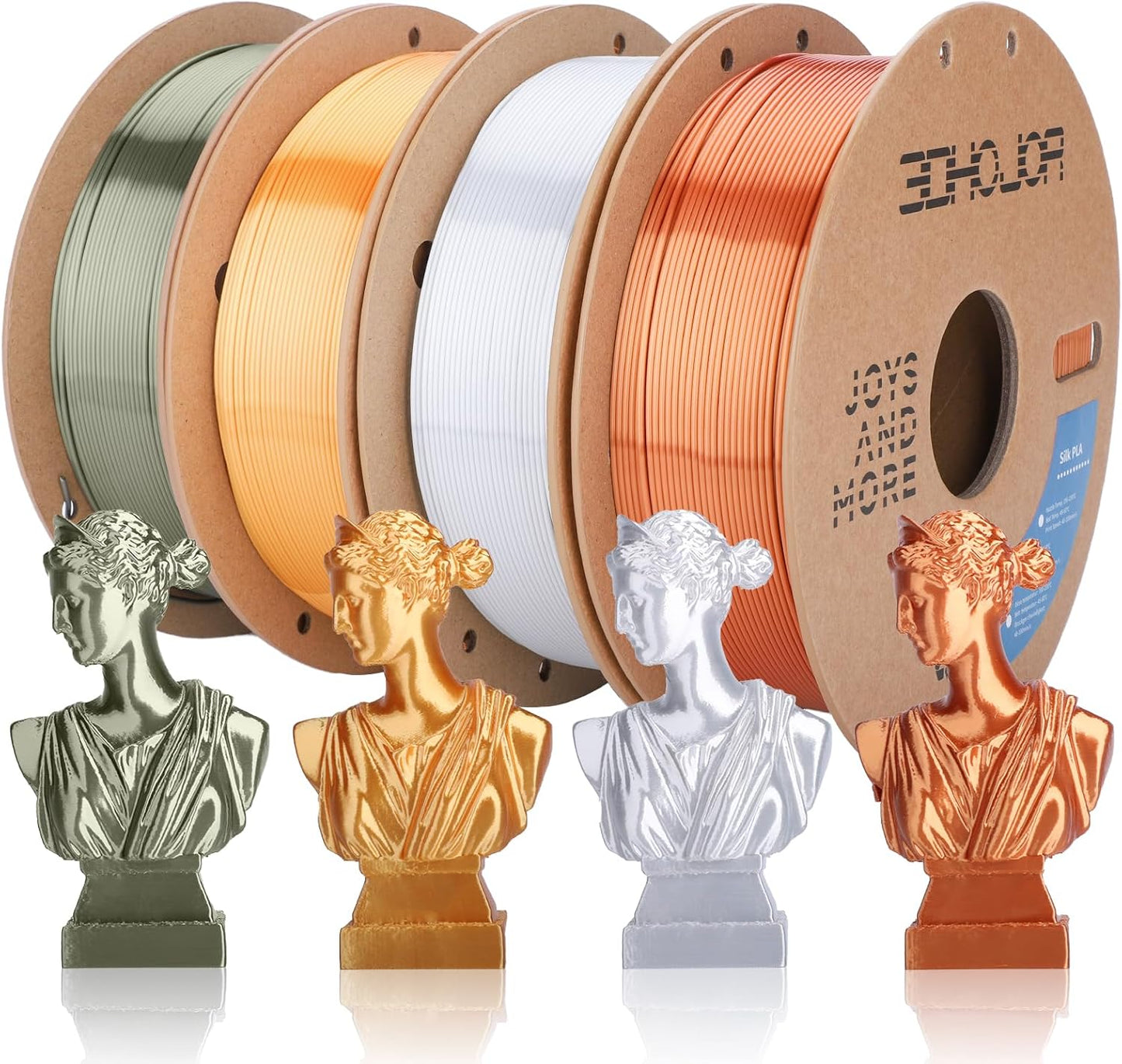 Silk PLA Filament 1.75mm for Stunning 3D Printing Projects
