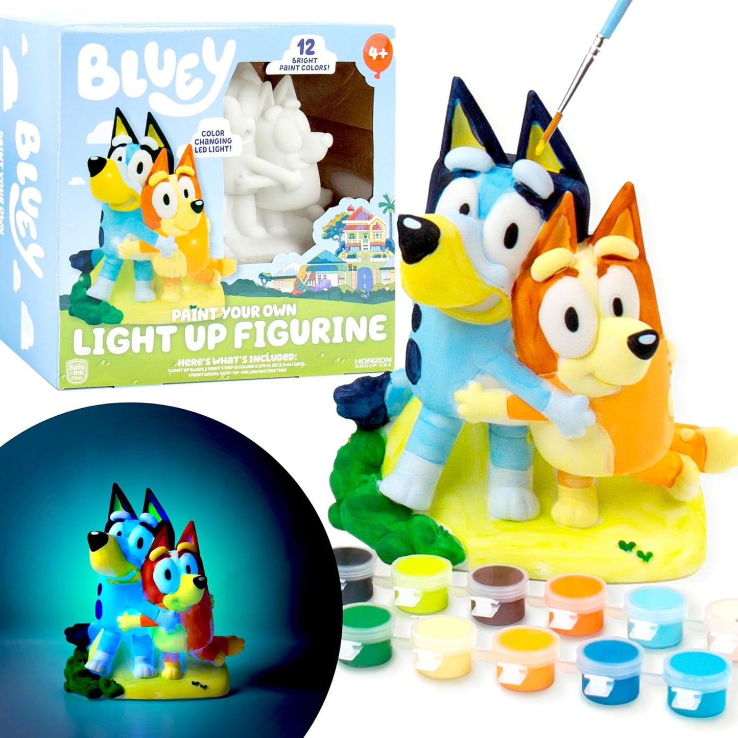 Bluey Light-Up Bingo Toy Set for Kids 3+ - Horizon Group USA