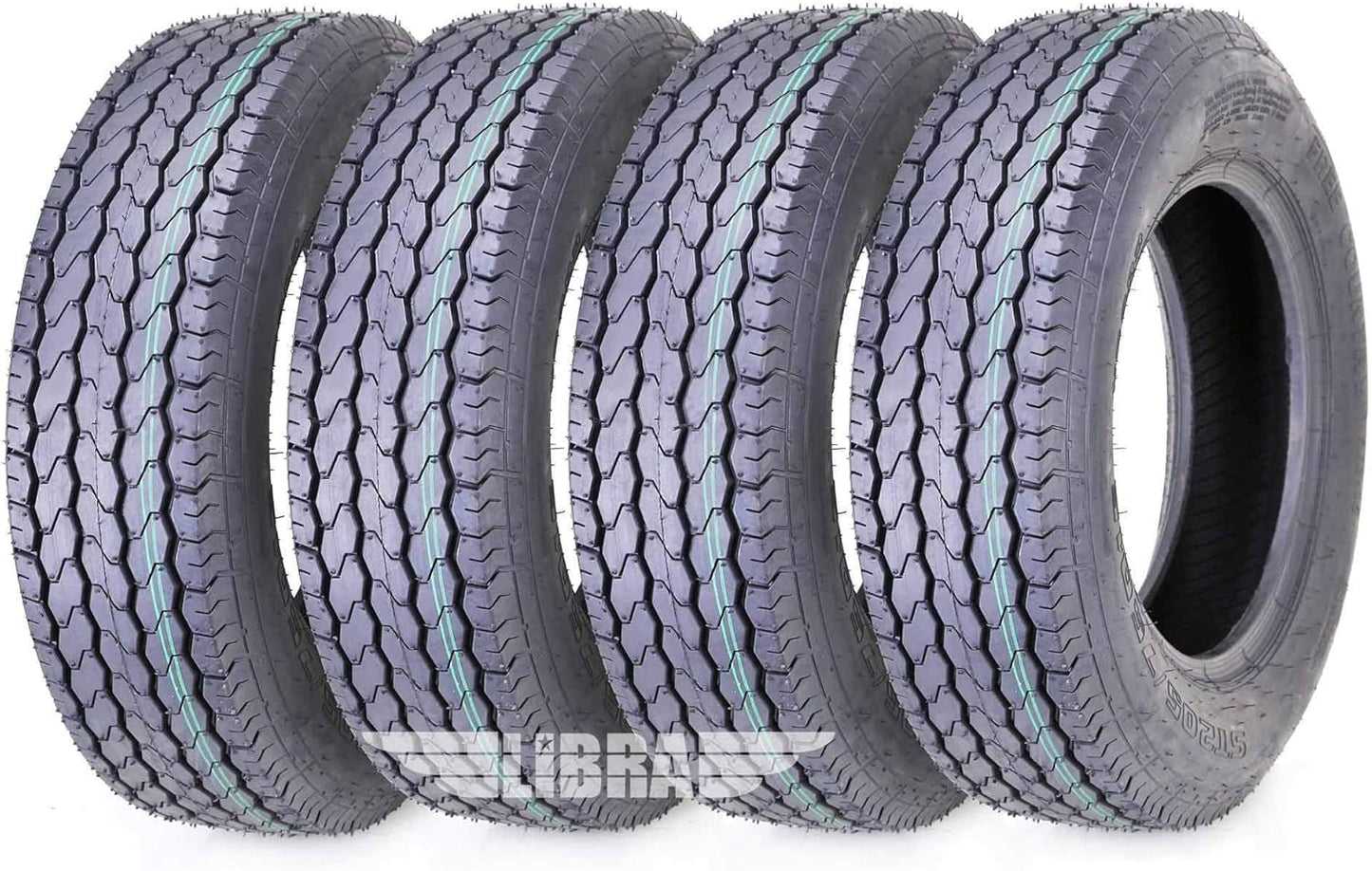 Premium Trailer Tires ST 205/75D15 with Deep Tread for Durability