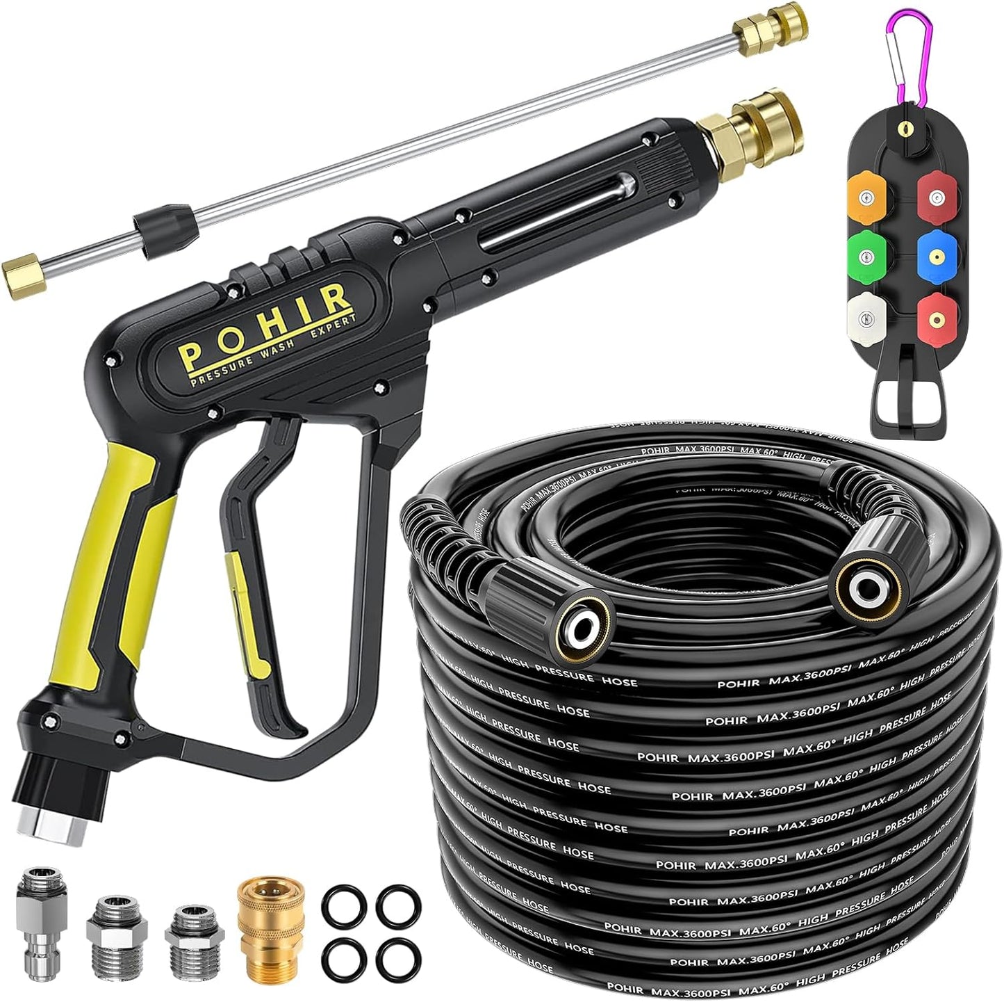 3600 PSI Power Washer Gun + 50FT Hose Kit