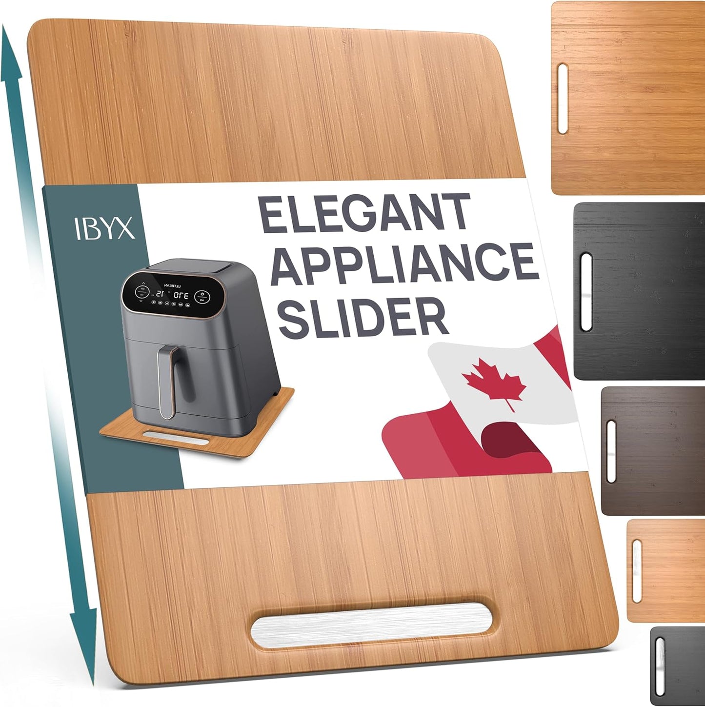 Ibyx Elegant Sliding Tray for Coffee Makers & Kitchen Appliances