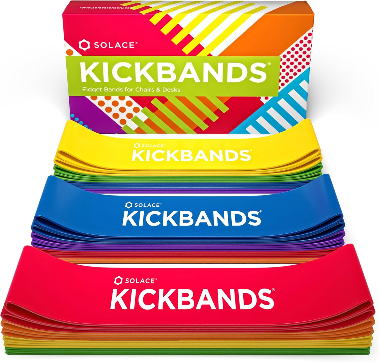 KICK BANDS Chair Bands for Kids - Fidgety Feet Solution