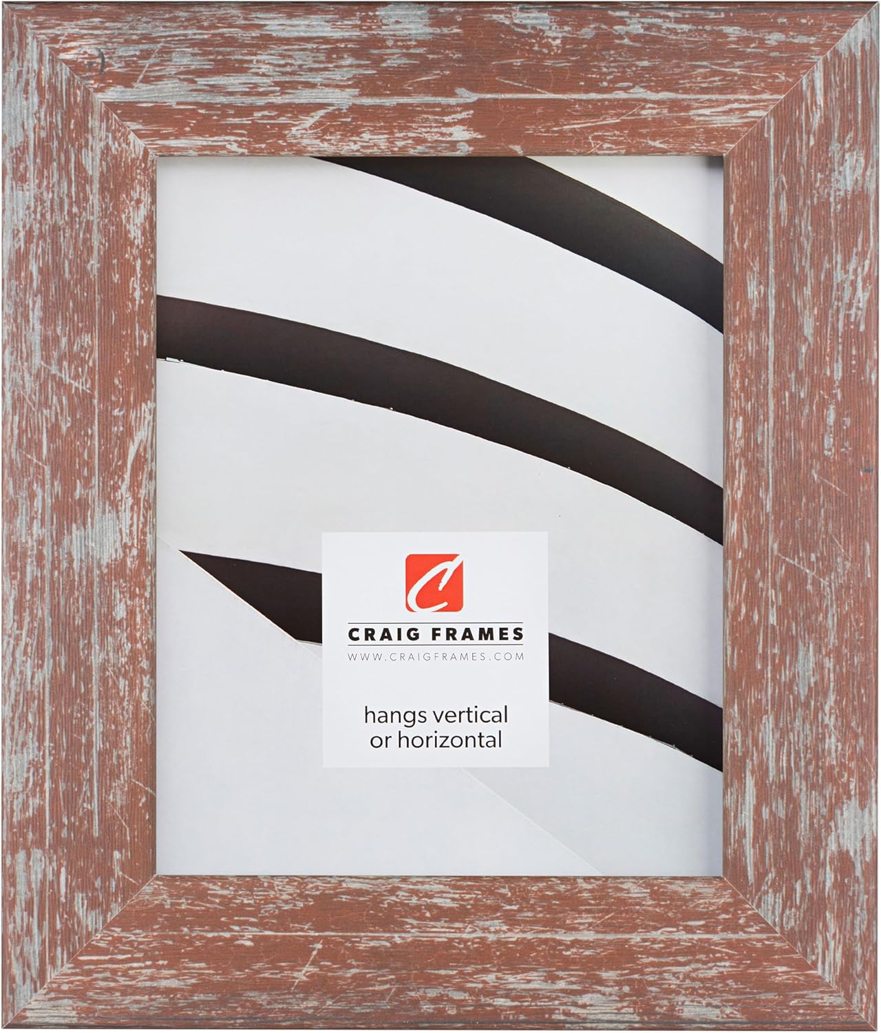 Craig Frames American Barn 25x26 Picture Frame in Rustic Red