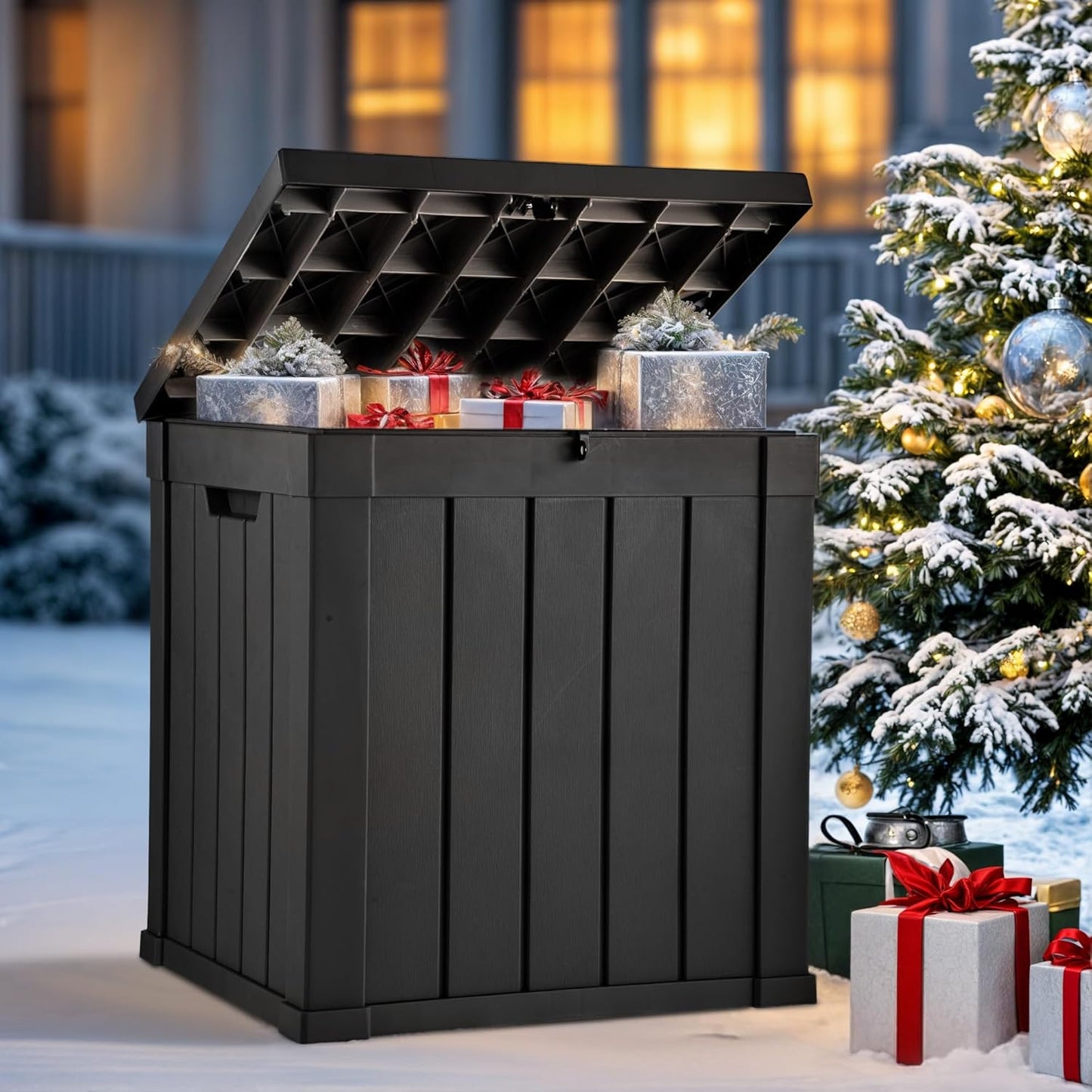 YITAHOME 51 Gallon Outdoor Storage Deck Box for Patio Use