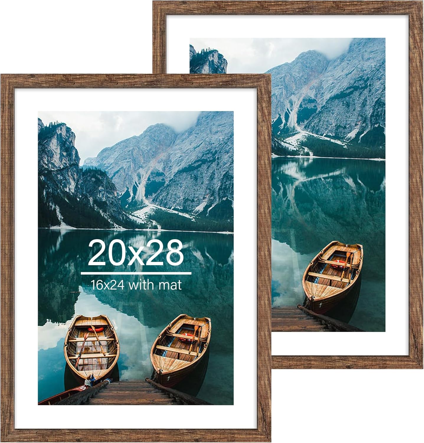 20x28 Picture Frame Set of 2 for Rustic Home Decor