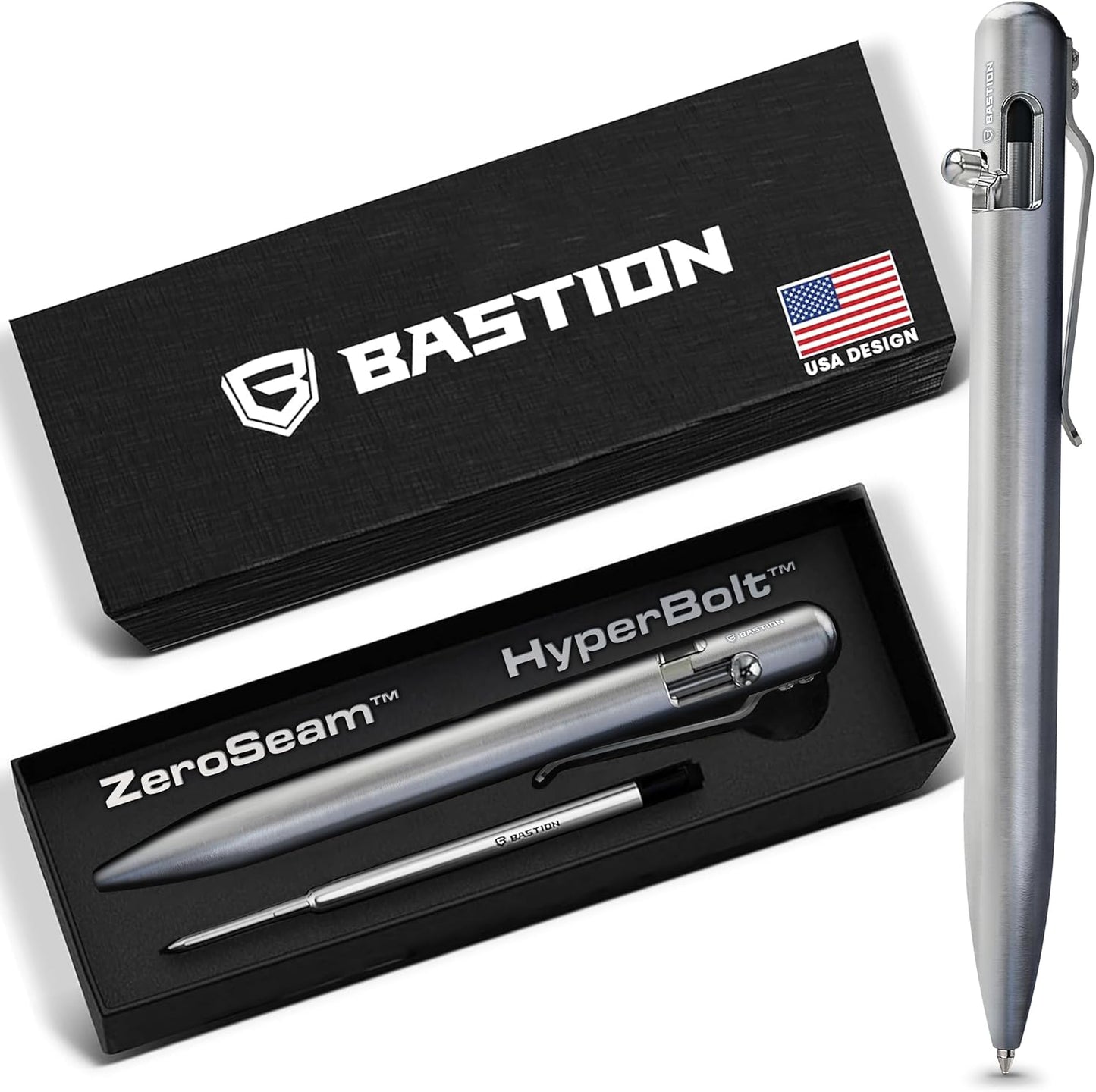 BASTION Luxury Bolt Action Pen - Durable Titanium EDC Pen