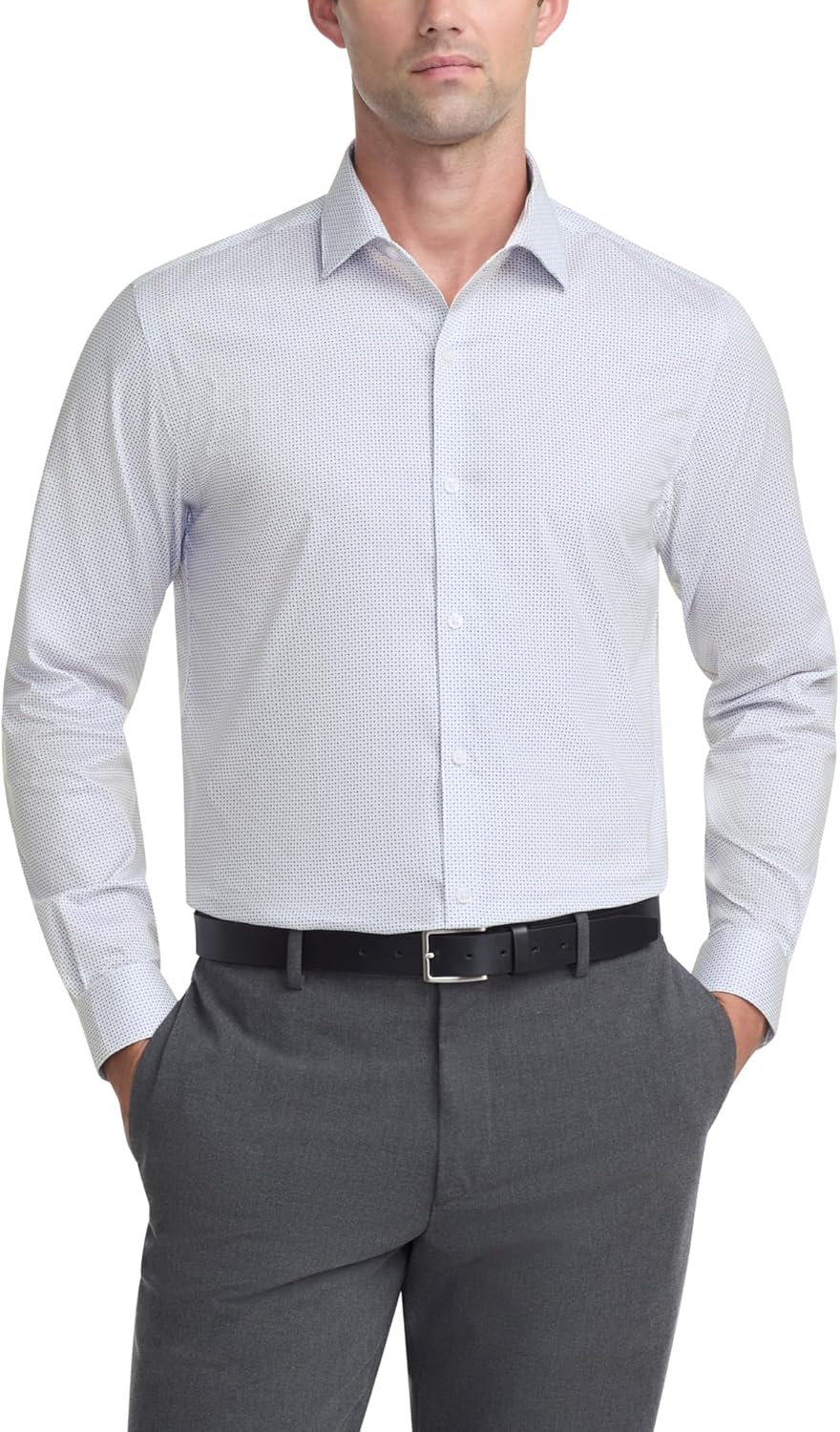 Van Heusen Mens Dress Shirt Slim Fit Ultra Wrinkle Free Style