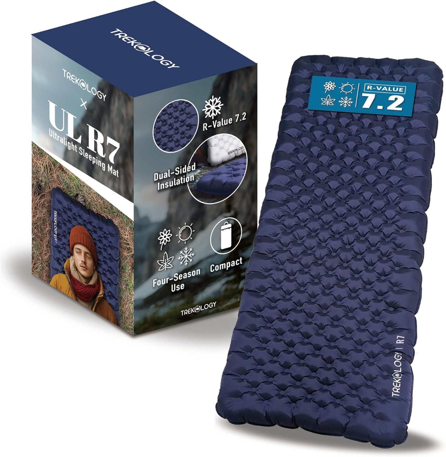 TREKOLOGY Camping Sleeping Pad for All-Season Comfort