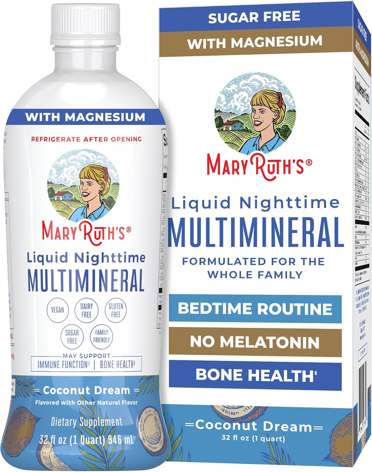 Liquid Nighttime Multimineral for Restful Sleep and Wellness